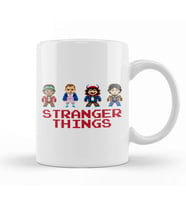 Simplified Stranger Things Pixellated Kids Kupa Bardak Porselen