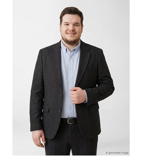 LCW BUSINESS Siyah Standart Kalıp Erkek Blazer Ceket