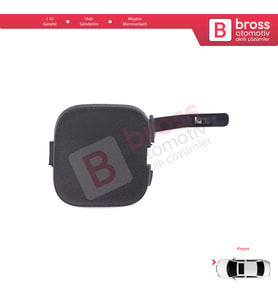 Renault Megane MK2 2002-2008 3/4/5 Kapı 7700474483 için Ön Tampon Çeki Demiri Kapağı ASTARLI
