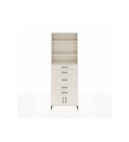 Arges Dolap 3 Raflı 5 Çekmeceli 2 Kapaklı 88x30x243 Aytaşı-Aytaşı