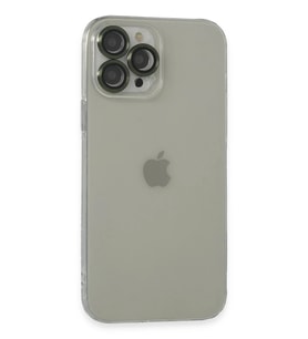 Durukar® iPhone 13 Pro Max Kılıf Luko Lens Silikon - Yeşil