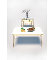 Zigon Sehpa Kr Ve Orta Sehpa Kr Set Gold Ceviz Tel 1108
