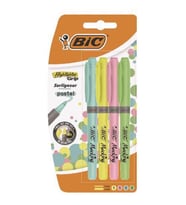 Bic Fosforlu Kalem MarKing HighLighter Grip Pastel Renkler 4 LÜ 964859