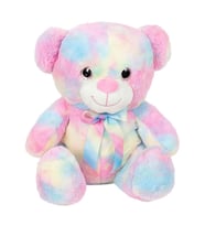 4771 Gökkuşağı Renkli Peluş Ayı 45 Cm -Sunman