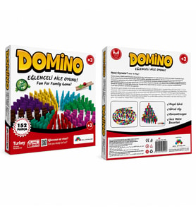 4456 Renkli Ahşap Domino adet fiyatıdır