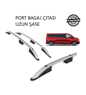 CARAVELLA STYLE UZUN ŞASE 2025 2026 2027 PORTBAGAJ TAVAN ÇITASI GRİ