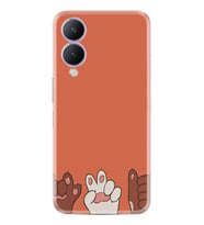 Vivo Y17S Kılıf Resimli Desenli Silikon Platinium Series Three Hand 1818