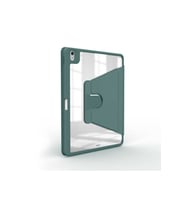 Apple iPad Air 10.9 2022 (5.Nesil) Uyumlu Kılıf Zore Nayn Dönebilen Standlı Kılıf (Koyu Yeşil)