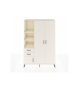 Hyperion Gardrop 5 Raflı 2 Çekmeceli Tek Askılı 132x44x195 Aytaşı-Aytaşı