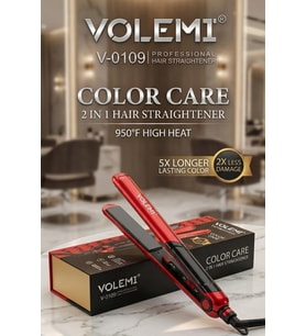 Volemı® V-0109 Saç Düzleştirici + Tost Model Yapıcı – Çift Fonksiyonlu Profesyonel Saç Şekillendiric
