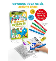 Okyanus - Boya ve Sil Aktivite Kitabı / 3 Yaş +