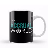 It s Accrual World Awesome Accounting Pun Kupa Bardak Porselen