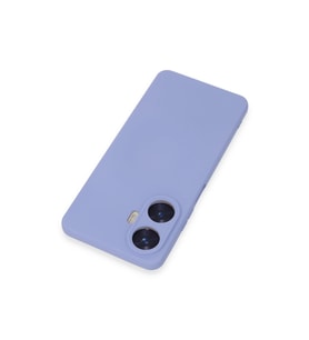 Realme C55 Kılıf Nano İçi Kadife Silikon - Lila