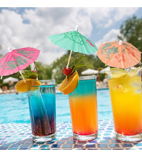VIP 12 PCS COCKTAIL UMBRELLA 12 ADET KOKTEYL ŞEMSİYESİ RENKLİ KOKTEYL ŞEMSİYESİ KOKTEYL AKSESUARLARI