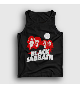 Presmono Unisex Siyah Band Black Sabbath Atlet 17327tt