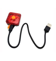 Forte GT Bainbow Usb Şarjlı Bisiklet Arka Işık Xbyc 6120 (Siyah)
