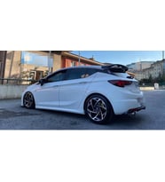 opel astra k yan marşpiyel takımı - PLASTİK ( düz model )