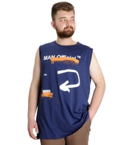 Mode XL Büyük Beden Erkek Atlet MAN 23009 İndigo