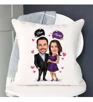 Kişiye Özel Karikatürlü Şahane Çiftler Yastık