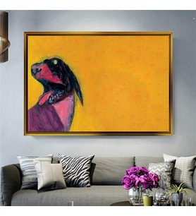 Altın Çerçeveli dekoratif tablo a495 (Gold)