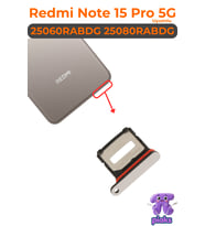 Redmi Note 15 Pro 5G Sim Kart Tepsisi Çekmecesi Aparatı 25060RABDG 25080RABDG Uyumlu