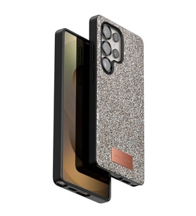 Onegif Samsung Galaxy S25 Ultra Bright Simli Kapak - Gold