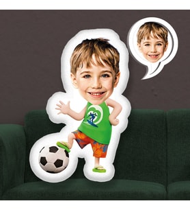 eJOYA Kişiye Özel Fotoğraflı Futbolcu Yastık 115483