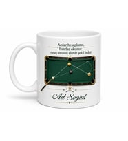 Bilardo Kesme Vuruş Bant Ustası Geometri Oyunu Kupa Bardak Hediye