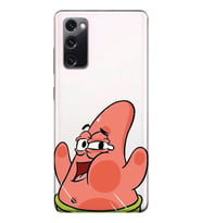 Samsung Galaxy S20 FE Uyumlu Patrick Star Desenli Şeffaf Telefon Kılıfı