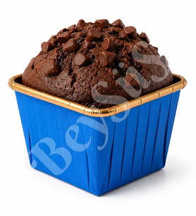 Muffin Kalıbı Kare Mavi
