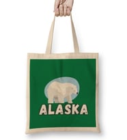 Alaska State American Bez Çanta Uzun Saplı