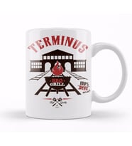 Walking  Dead Terminus Bbq Grill Kupa Bardak Porselen