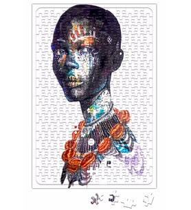 Rosto Pintura Puzzle 240 Parça Yapboz