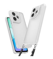 Xiaomi Redmi 13 4G Uyumlu Kılıf Airbagli Takılabilir Askı Aparatlı Zore Snap Silikon Kapak