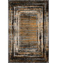 Eliana Home Baskılı, Yıkanabilir Kaymaz Taban Salon Halısı LNA1829-HT967 100x150 cm (Kahverengi)