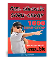Özel Güvenlik Soru-Cevap Kitabı (1000 Soru)