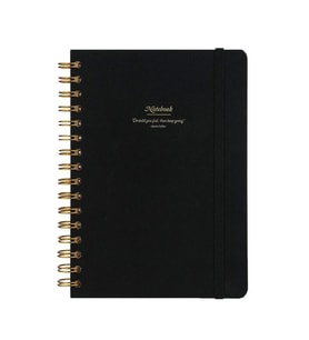 VICTORIA'S JOURNALS 1600 CANVAS SERT KAPAK A5 100gr.160 SYF. ÇİZGİLİ DEFTER SİYAH
