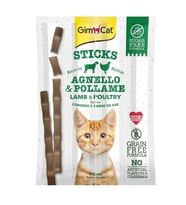 Gimcat Sticks Kuzu Etli Ve Pirinçli Ödül Çubukları 4'lü 20gr