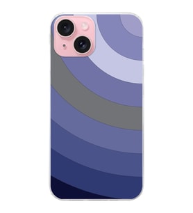 PrintiFy Apple iPhone 15 Uyumlu Renk Cümbüşü D Tasarımlı Slim Fit Şeffaf Silikon Kılıf