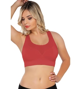 CORAL MI Emay 4027 Seamless Tül Pedli Toparlayıcı Büstiyer