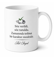 Tedarikçi Arkadaşa Zamanında Teslimat Müşteri Memnuniyeti Kupa Bardak Hediye