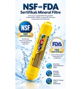 Car-Fil 2 İnç Mineral Filtre – Su Arıtma Cihazı İçin Mineral Takviyeli Inline Filtre