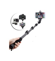 1288 Bluetooth Uzaktan Kumanda ile 123 cm Monopod Selfie Çubuğu