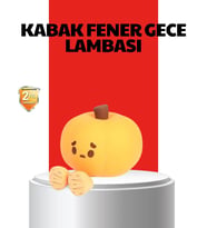 Pumpkin Led Night Light Dokunmatik Şarjlı Silikon Gece Lambası