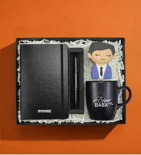 Kişiye Özel Defter Kalem Kupa Saksı Babalar Günü Hediye Seti