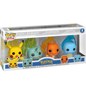 Funko Pop 4Pk Excl Pokemon Starters 4P (Krem)