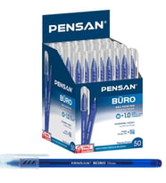 Pensan Tükenmez Kalem Büro 1 MM Mavi 50 Li 2270