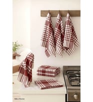 10 lu Lüks Bulaşık Kurulama Bezi ve Mutfak Peçetesi 50x70 Cm Daily Bordo