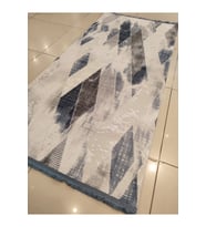 HALI MODERN 8102 GRİ MAVİ MODERN HALI YOLLUK 100X200 CM