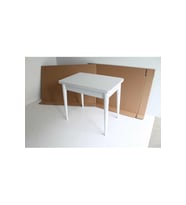 Damla Açılır Döner Mutfak Masası 60*100cm (Beyaz)